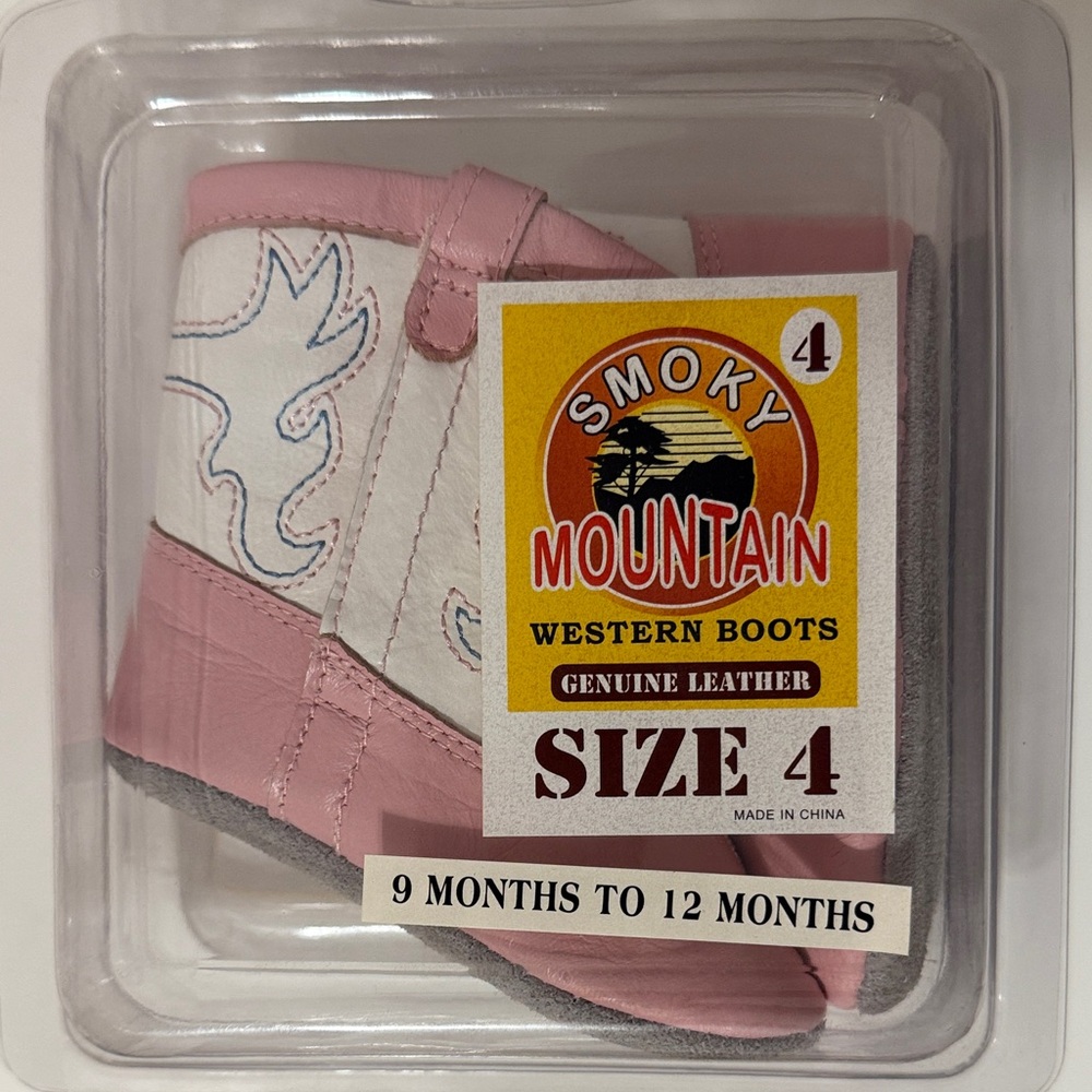 NWT - Baby Pink Cowboy / Western Boots